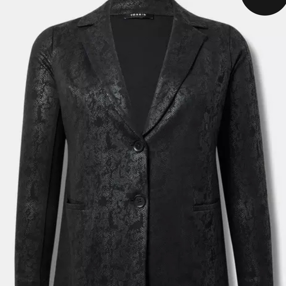 Studio Luxe Ponte Relaxed Blazer